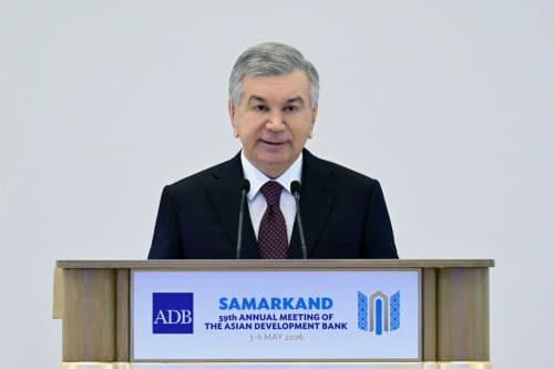 Ўзбекистон Республикаси Президенти Шавкат Мирзиёевнинг Осиё тараққиёт банки Бошқарувчилар кенгашининг йиллик йиғилишидаги нутқи