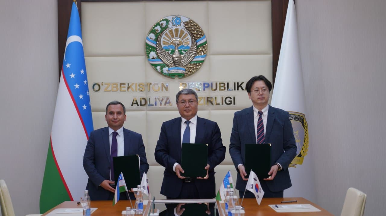 Adliya vazirligida KOICA bilan keng qamrovli loyiha imzolandi
