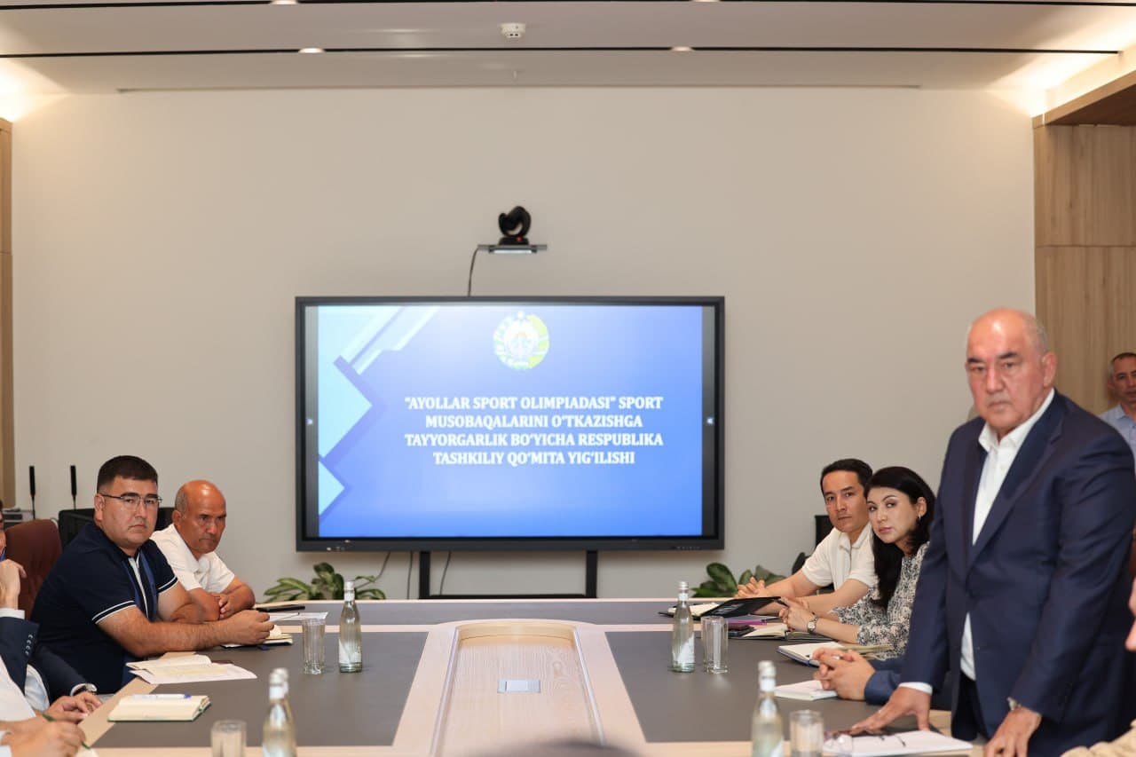 “Ayollar sport olimpiadasi” oldidan tashkiliy yig‘ilish o‘tkazildi