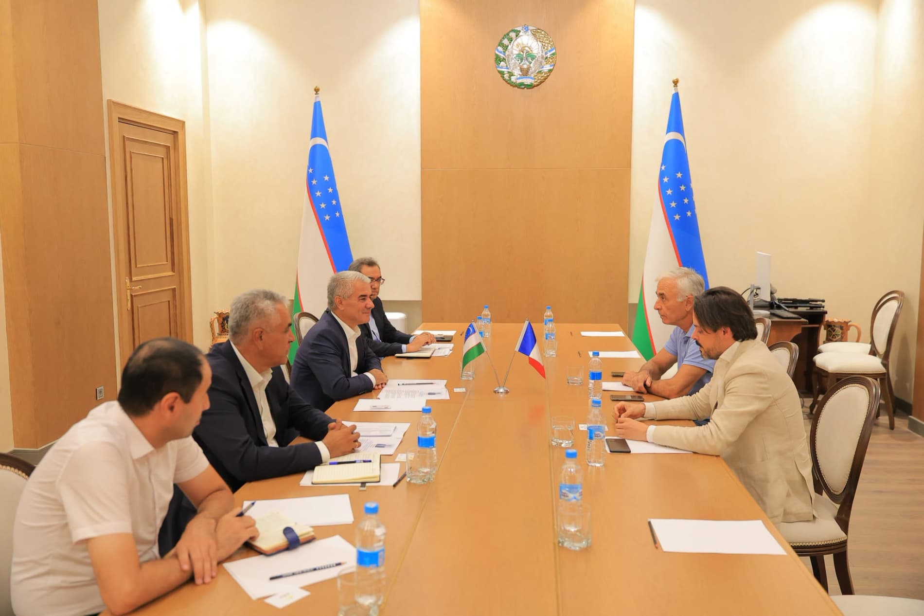 Fransiyaning “Orano” kompaniyasi direktorlar kengashi raisi bilan uchrashuv