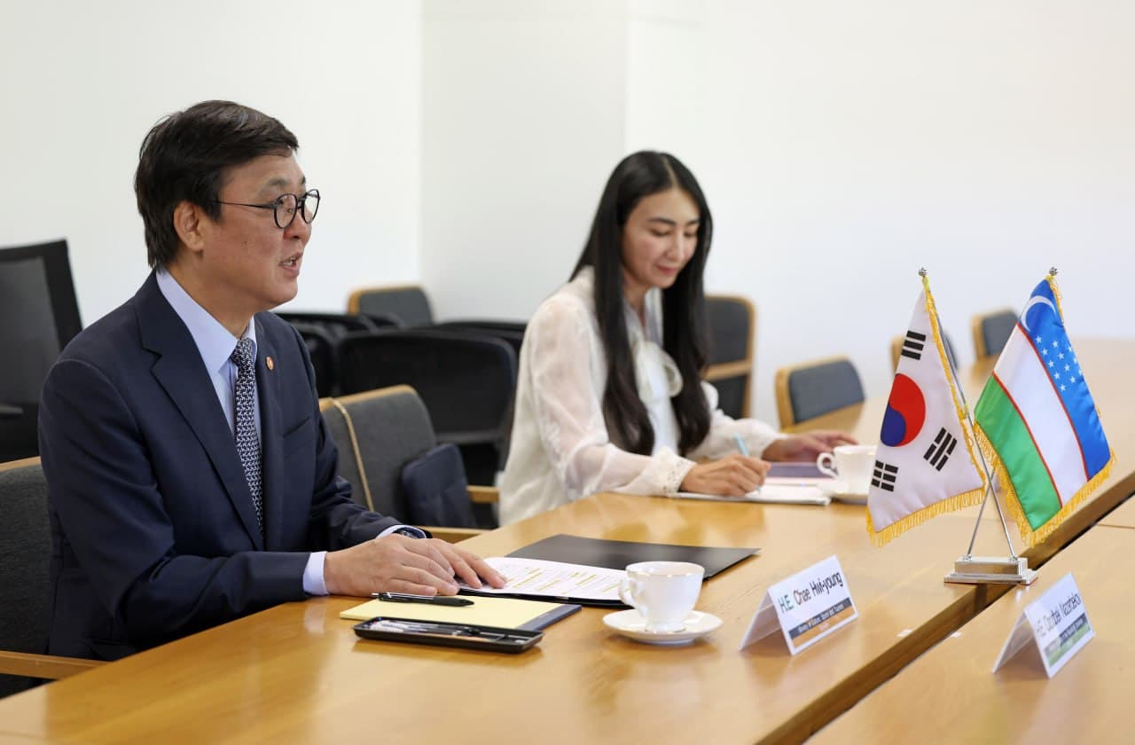 O‘zbekiston va Koreya Respublikalari madaniyat vazirlarining hamkorlik uchrashuvi bo‘lib o‘tdi