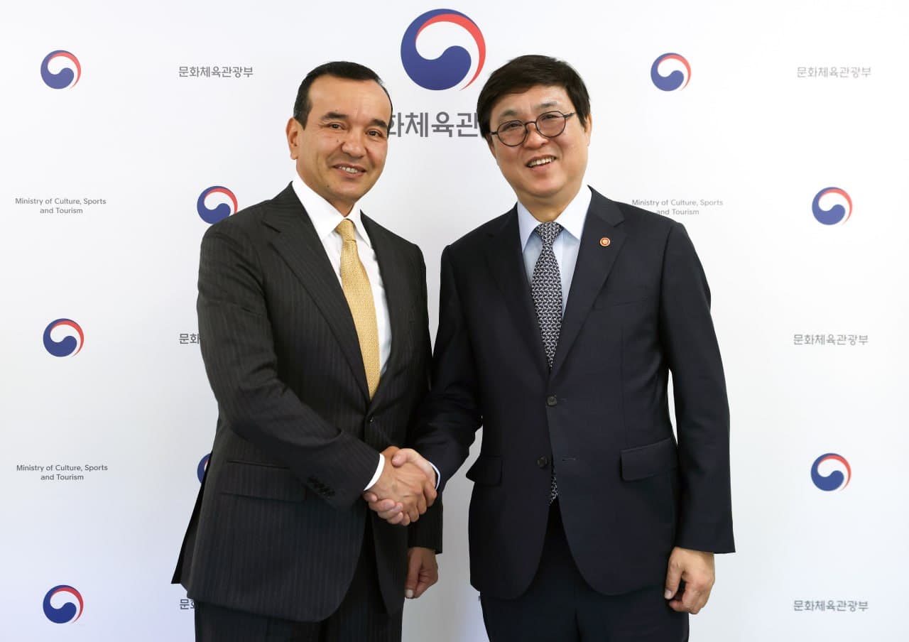O‘zbekiston va Koreya Respublikalari madaniyat vazirlarining hamkorlik uchrashuvi bo‘lib o‘tdi