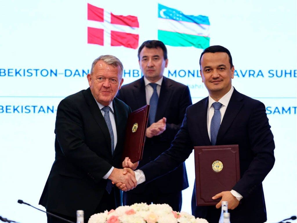 O‘zbekiston va Daniya hamkorlikni kengaytirmoqda